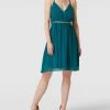 Jake*s Cocktail Cocktailkleid Mit Ziersteinbesatz - Smaragdgrün