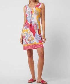 Chiara Fiorini Kleid Mit Floralem Muster - Weiß