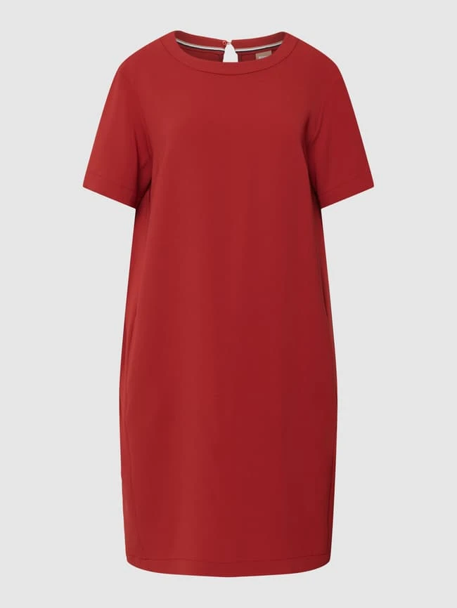 BOSS Etuikleid Mit Seitlichen Eingrifftaschen Modell 'DAGANA' - Rostrot 1 BOSS Etuikleid Mit Seitlichen Eingrifftaschen Modell 'DAGANA' - Rostrot