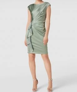 Paradi Cocktailkleid Mit Rundhalsausschnitt - Grün