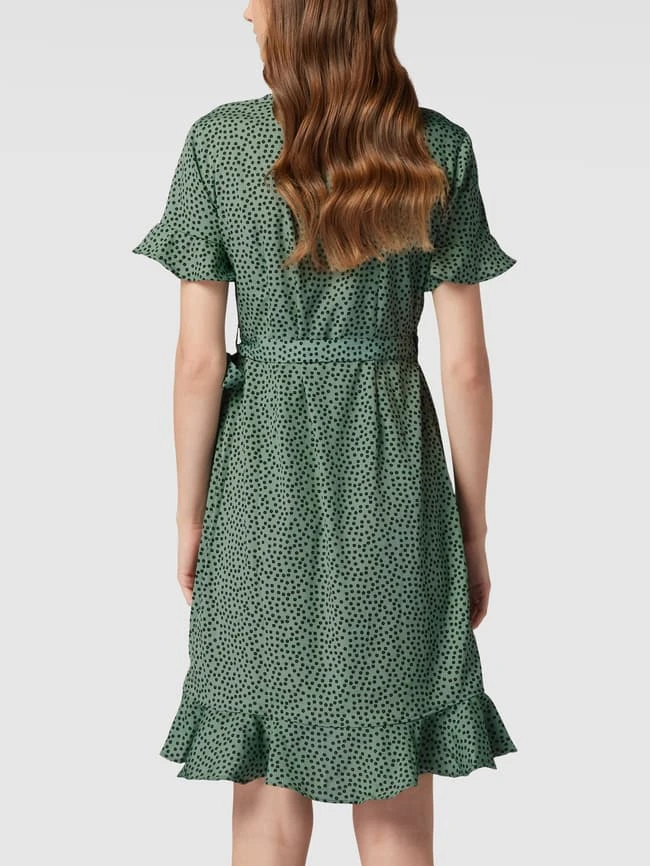 Only Knielanges Wickelkleid Mit Floralem Allover-Muster - Mint 5 Only Knielanges Wickelkleid Mit Floralem Allover-Muster - Mint – Bild 5