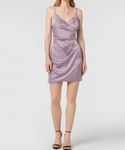 Paradi Cocktailkleid In Wickel-Optik - Flieder