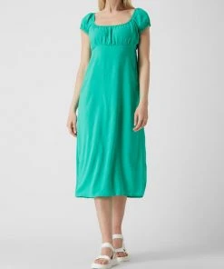 Only Midikleid Aus Viskose Modell 'Nova Life' - Grün