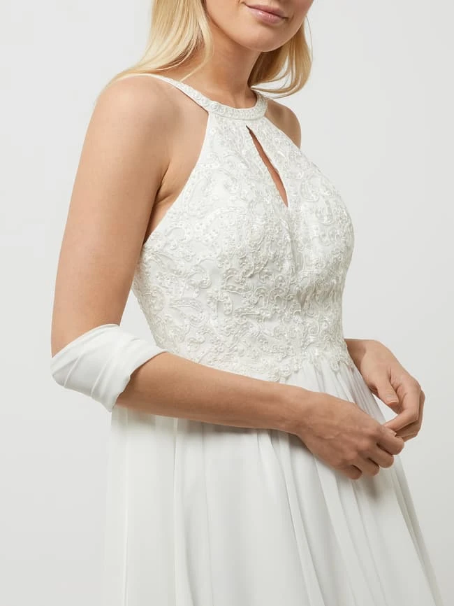 Luxuar Brautkleid Aus Chiffon - Offwhite 5 Luxuar Brautkleid Aus Chiffon - Offwhite – Bild 5