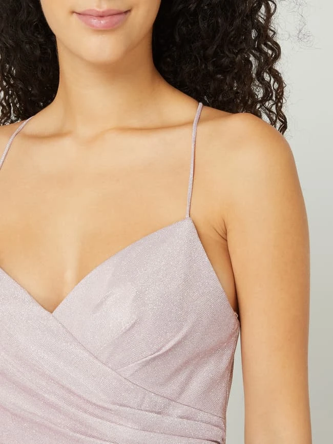 Luxuar Abendkleid Mit Glitter-Effekt Und Ombré - Rosa 3 Luxuar Abendkleid Mit Glitter-Effekt Und Ombré - Rosa – Bild 3