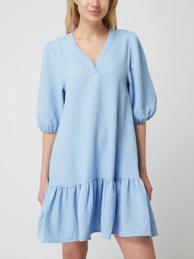 Rich & Royal Kleid Aus Krepp - Rauchblau 4 Rich & Royal Kleid Aus Krepp - Rauchblau – Bild 4