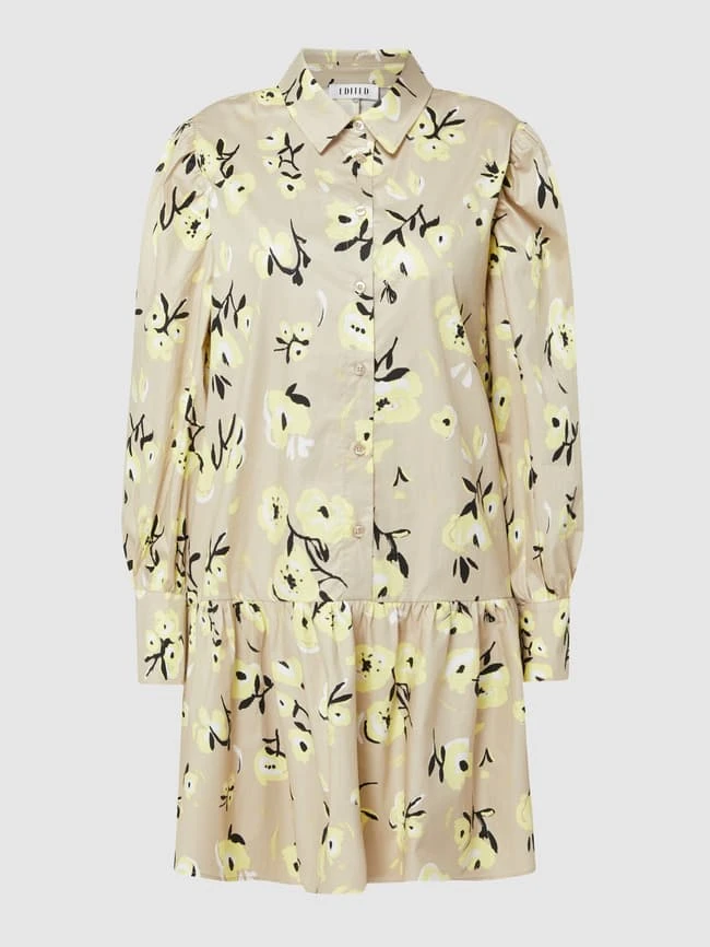 EDITED Minikleid Aus Bio-Baumwolle - Beige 2 EDITED Minikleid Aus Bio-Baumwolle - Beige – Bild 2