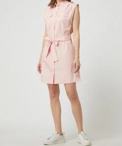 Mango Blusenkleid Aus Baumwolle Modell 'Rita' - Rosé