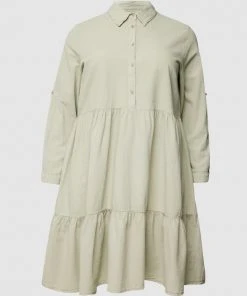 KAFFE Curve PLUS SIZE Knielanges Kleid Mit Umlegekragen - Lindgrün -Vera Wang Shop ah738cih8h65aha565754i1i9or3icid8d33gcqe6p75cea4957ksjii9cr52e2h8543ij219oq4iha5953j4d346ss6ccj16sqmadpkckom8e1mcdh30c1k69hm8e1p61ijco8