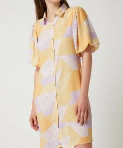 Moves Blusenkleid Aus Viskose Modell 'Jinna' - Dunkelgelb -Vera Wang Shop aha32eae69akola3950jgia6aosk4gil98pksi1m8h84qiie8d73ckhi657j6c9p6174gjqb91652gad6go66o9l6gpmce1pcgq34d1k6csjaohm6li36or26sqjid1k6gomao8