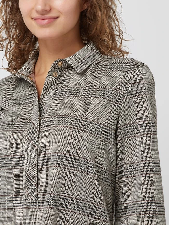 Esprit Collection Kleid Mit Glencheck-Muster - Hellgrau 3 Esprit Collection Kleid Mit Glencheck-Muster - Hellgrau – Bild 3