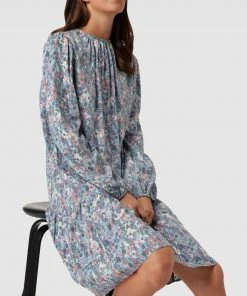 Esprit Knielanges Kleid Aus Viskose-Mix Mit Allover-Muster - Marineblau -Vera Wang Shop al83gkhg8kq4ke2h993jgea264r52l288p7k4iig910lachk70o4uh248d9kkla1891kkd27ah94kcab84o3cdpj64sj2pb3ckrjedpk6grmce35corjcd1jcdi68d1j68ojcoo